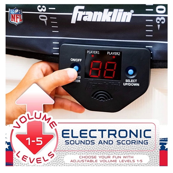 Franklin Sports NFL Score N’ Sounds Electronic Football Target Toss Game - Picture 7 of 12